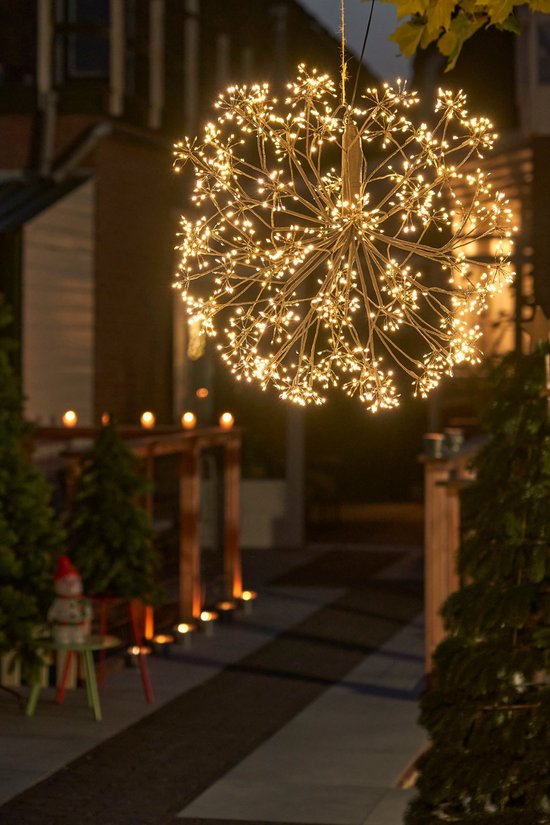 Décoration de Noël - Luca Lighting - LED Lights - Ø70 cm - Noir