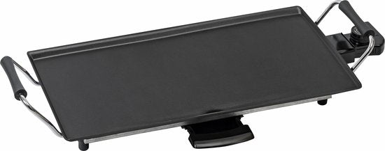 Plaque de cuisson Bestron - ABP602 - 2000 W - Gourmet, plaque de grill M 47 x 26 cm - 4 à 6 personnes - Noir - Garantie 5 ans