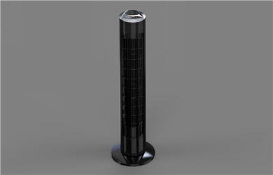 Ventilateur colonne – 3 vitesses – Oscillation – Minuterie – Intelligent et compact – Tristar VE-5865 – Noir