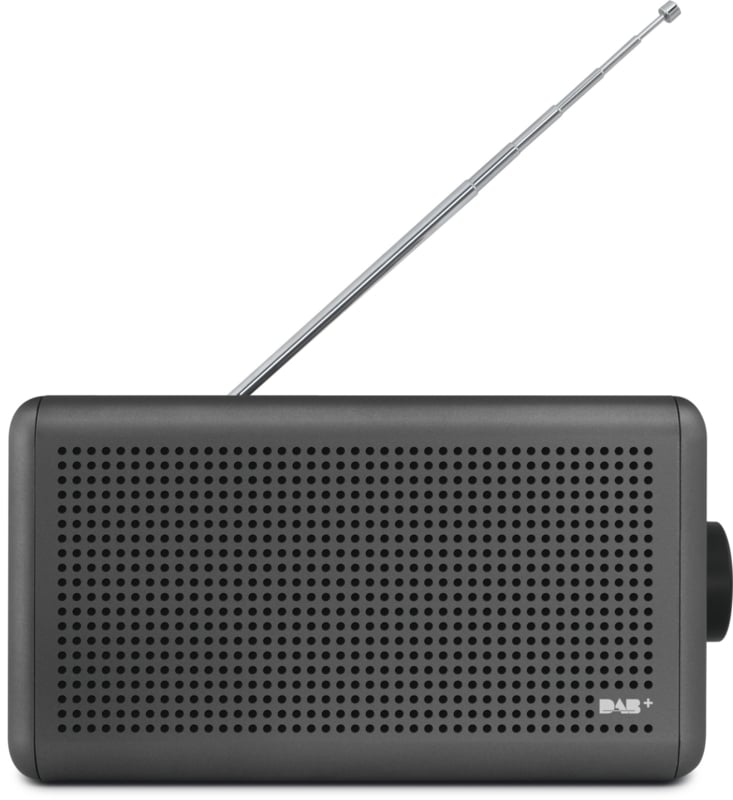 Nordmende Transita 210 Radio stéréo DAB+ et FM avec Bluetooth - Rechargeable et portable - Anthracite - 24 x 13 x 6 cm