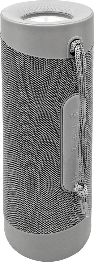 Denver Enceinte Bluetooth Sans Fil - Lumières Disco - Boîte à musique - AUX - BTV208 - Gris