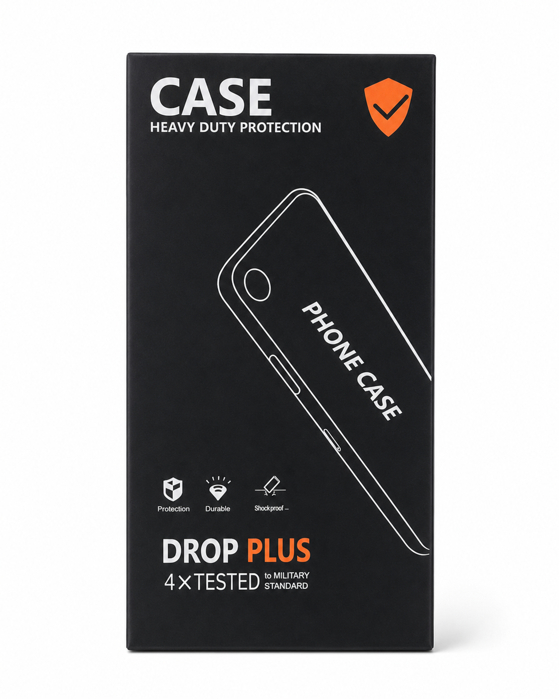 Étui portefeuille avec porte-cartes pour iPhone 13 – Noir – Protection renforcée – Protection à 360°