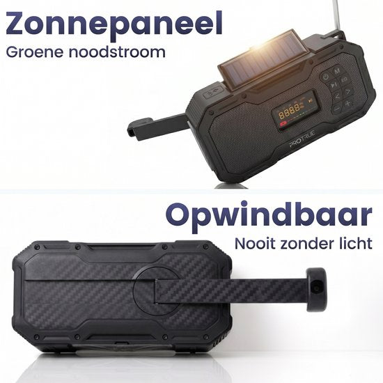 Radio d'urgence à énergie solaire et à remontage manuel - Radio d'urgence FM/AM - Batterie externe solaire de 5 000 mAh - Enceinte de chantier - Radio de salle de bain - Kit d'urgence