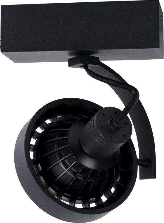 Lucide DORIAN - Plafonnier - Ø 11,7 cm - LED Dim to warm - GU10 (ES111) - 1x12W 2200K/3000K - Noir