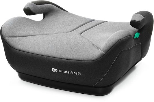 Kinderkraft I-BOOST 2 i-Size - Rehausseur - Siège auto rehausseur - 125-150 cm, 22-36 kg – 6-12 ans – Homologué R129 – Gris