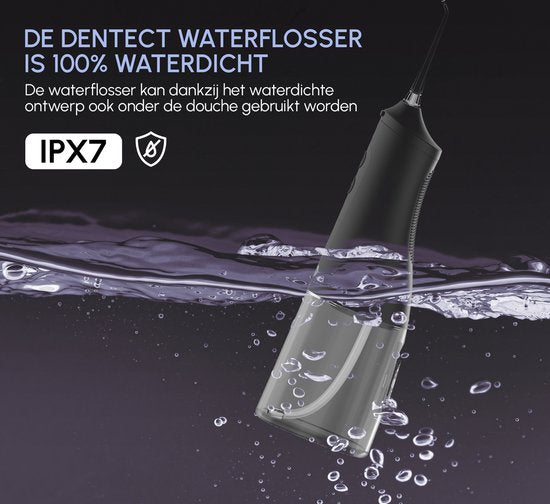 Hydropulseur Dentect - Douche nasale - Douche buccale - Nettoyeur de langue - 9 modes - Éliminateur de plaque dentaire - Embouts supplémentaires - Nettoyage des appareils orthodontiques - Éliminateur de tartre