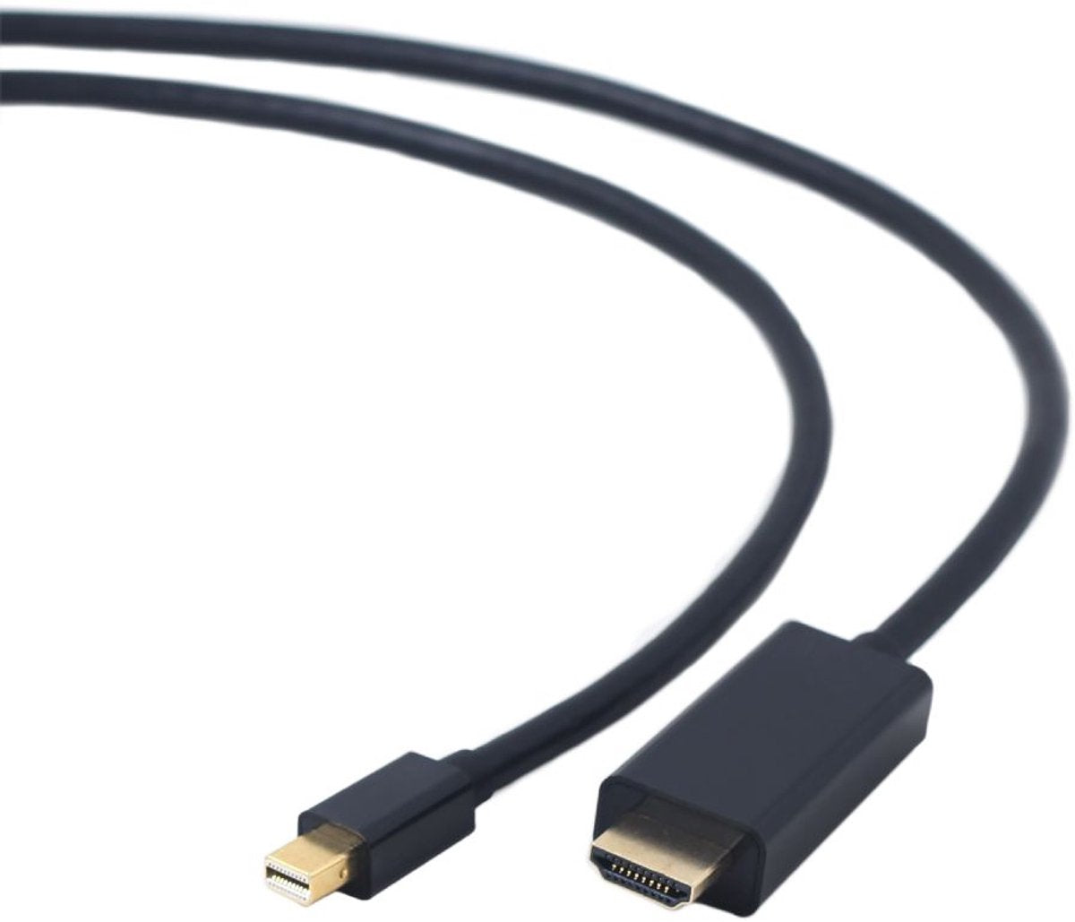 Câble Gembird Mini DisplayPort vers HDMI - 1,8 mètre - Compatible 4K - Noir