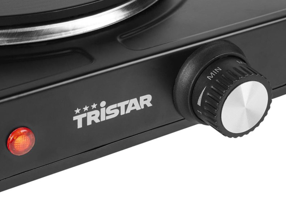 Plaque de cuisson Tristar KP-6151KL 1 500 W - Ø 18,5 cm - Noir