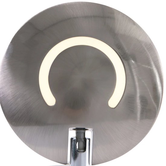Steinhauer Zenith LED - Applique moderne - Acier - H:12cm - Ø:12cm - Universelle - Pour l'intérieur - Métal - Appliques - Chambre à coucher - Salon