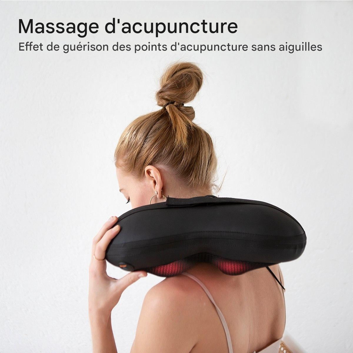 Coussin massage shiatsu Auronic, Chauffant et Électrique, Dos/nuque