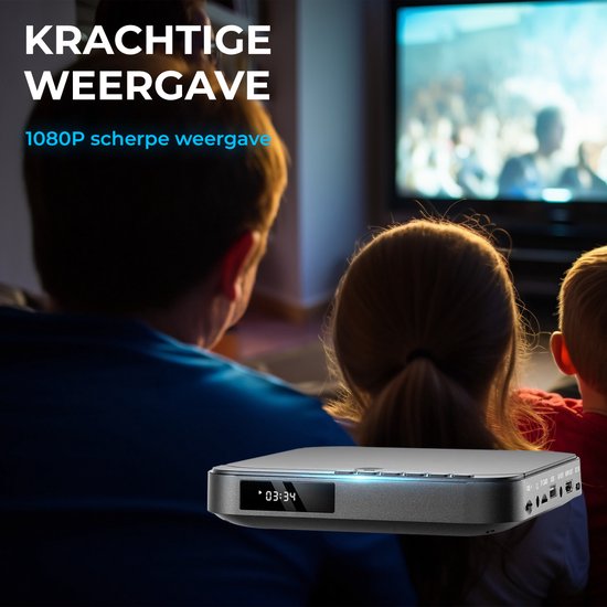 Mini lecteur DVD avec HDMI - 1080P Full HD