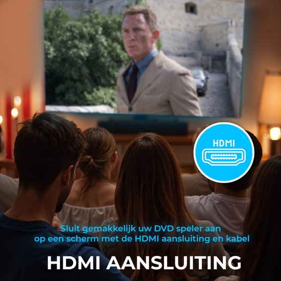 Mini lecteur DVD avec HDMI - 1080P Full HD