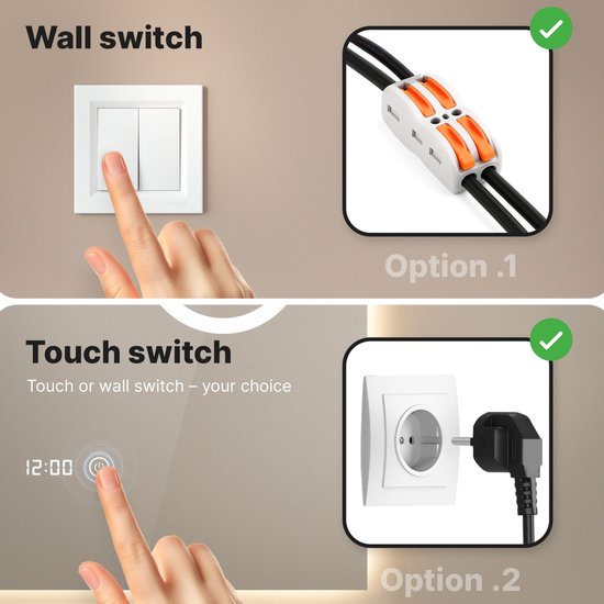 Mirlux Miroir de salle de bain avec éclairage LED et chauffage - Miroir mural rectangulaire - Miroir de douche anti-condensation - 120x60CM