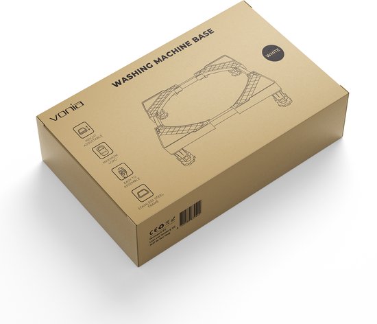 Vonia Augmentateur pour lave-linge - Augmentateur universel pour produits blancs - Réglable - 300 KG