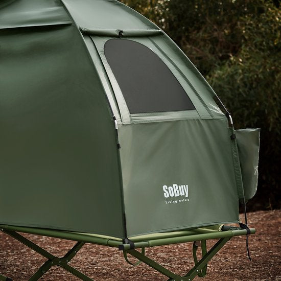 SoBuy Tente de camping gonflable - design multifonctionnel - 193x161cm - OGS32-II-GR