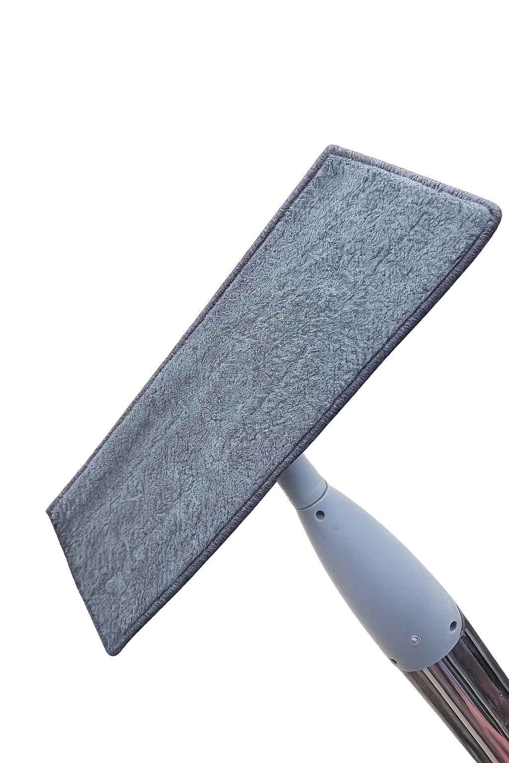 Balai à franges en microfibre UltraClean avec vaporisateur - 118 cm - Gris