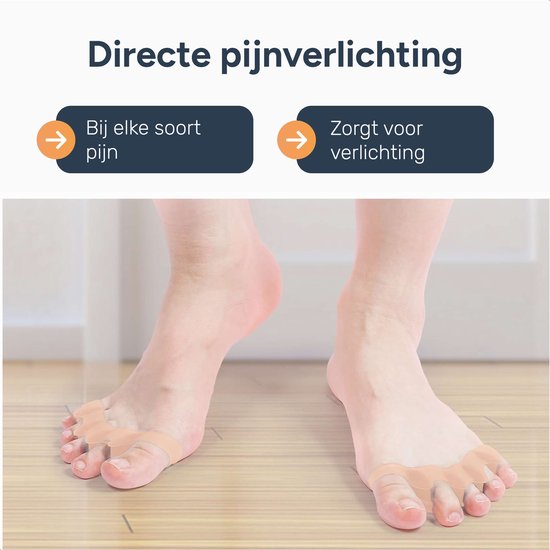 Alyze Toe Spread Silicon - 2 Pieces - Hallux Valgus Corrector - Toe Protector - Toe Spreaders - Toe Corrector - Hammer Toe Brace - Personal Care
