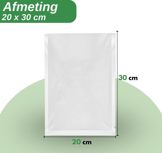VAIVE Sacs sous vide alimentaires 20 x 30 cm - 100 pièces - Sacs sous vide - Sacs sous vide