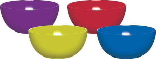 Bols en plastique mélaminé Colourworks - Multi-color Set of 4