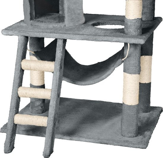 TecTake Stokely Krabpaal - Grijs - 141 cm