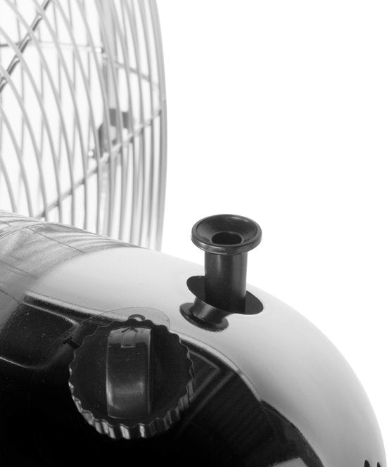Ventilateur de table Tristar VE-5953 chromé - Diamètre 30 cm - Trois vitesses
