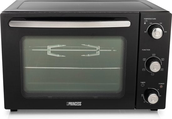 Princess 112751 - Four à convection autonome - 6 modes de cuisson - 32 litres - 1 500 W - Noir