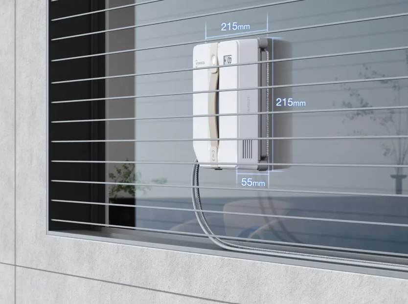 Ecovacs - Robot lave-vitres Winbot Mini - Blanc - 21,5 x 21,5 x 5,5 cm