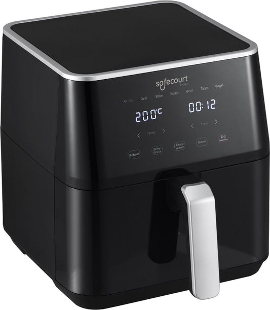 Airfryer - Safecourt Kitchen - Friteuse - 1700W - Capacité 5L - 40ºC à 200ºC - Noir