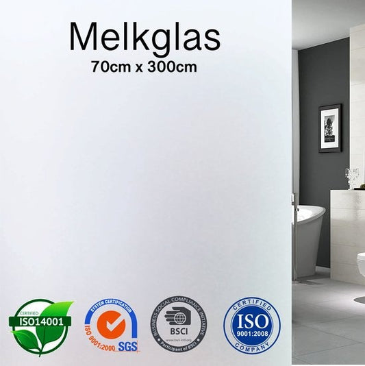 Homewell Film pour fenêtre HR++ 70x300cm - Protection solaire et isolation - Anti-opaque - Autocollant - Verre laiteux