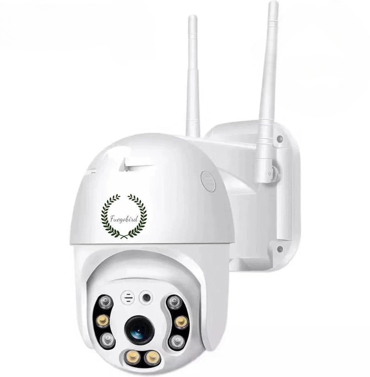 Caméra de sécurité extérieure - Fuegobird - Caméra IP - Smart Wifi Waterproof IP66 - extérieur - rotation et inclinaison - Support 2.4G/5G WIFI - 1080P