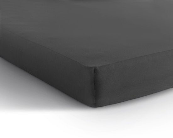 Drap-housse Dreamhouse Jersey Stretch - 100% coton - 80/90/100x220 - Anthracite