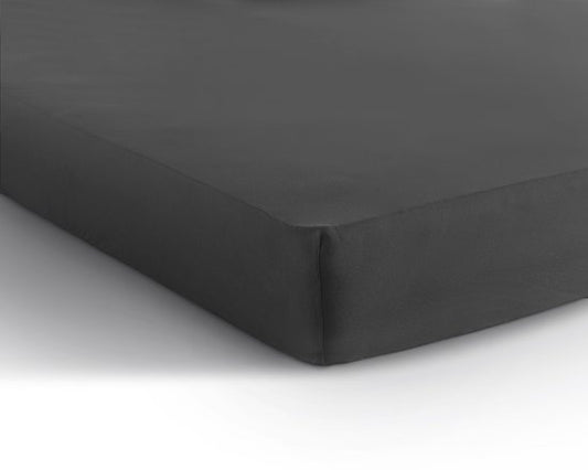 Drap-housse Dreamhouse Jersey Stretch - 100% coton - 80/90/100x220 - Anthracite