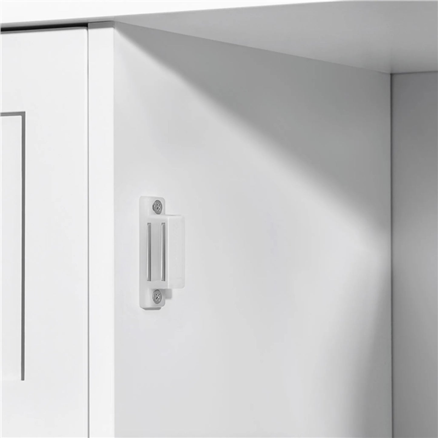Yaheetech Meuble de salle de bain blanc - 3 tiroirs et meuble avec étagère réglable et rangement ouvert - Pour salon et chambre - Mdf blanc et métal - 55.5 x 29.5 x 86.5 cm
