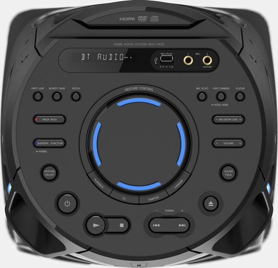 Sony MHC-V43D - Système audio haute puissance tout-en-un - noir