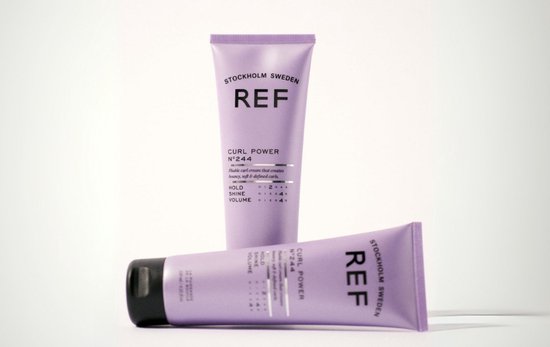 REF Stockholm - Curl Power - 125 ml - Crème pour boucles - Boucles - Coiffage des boucles - Produit pour boucles - Sans rinçage - NOUVEAU DESIGN !