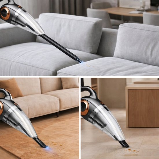 Atshark : aspirateur à main sans fil, rechargeable et puissant, pour une utilisation à sec et humide, aspirateur de poches