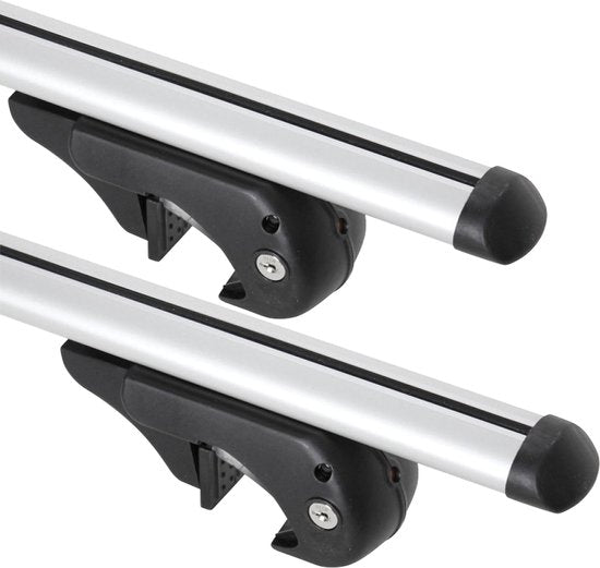 Barres de toit Pro Plus - Longueur 120 cm - Aluminium - Charge maximale 90 kilos - Lot de 2