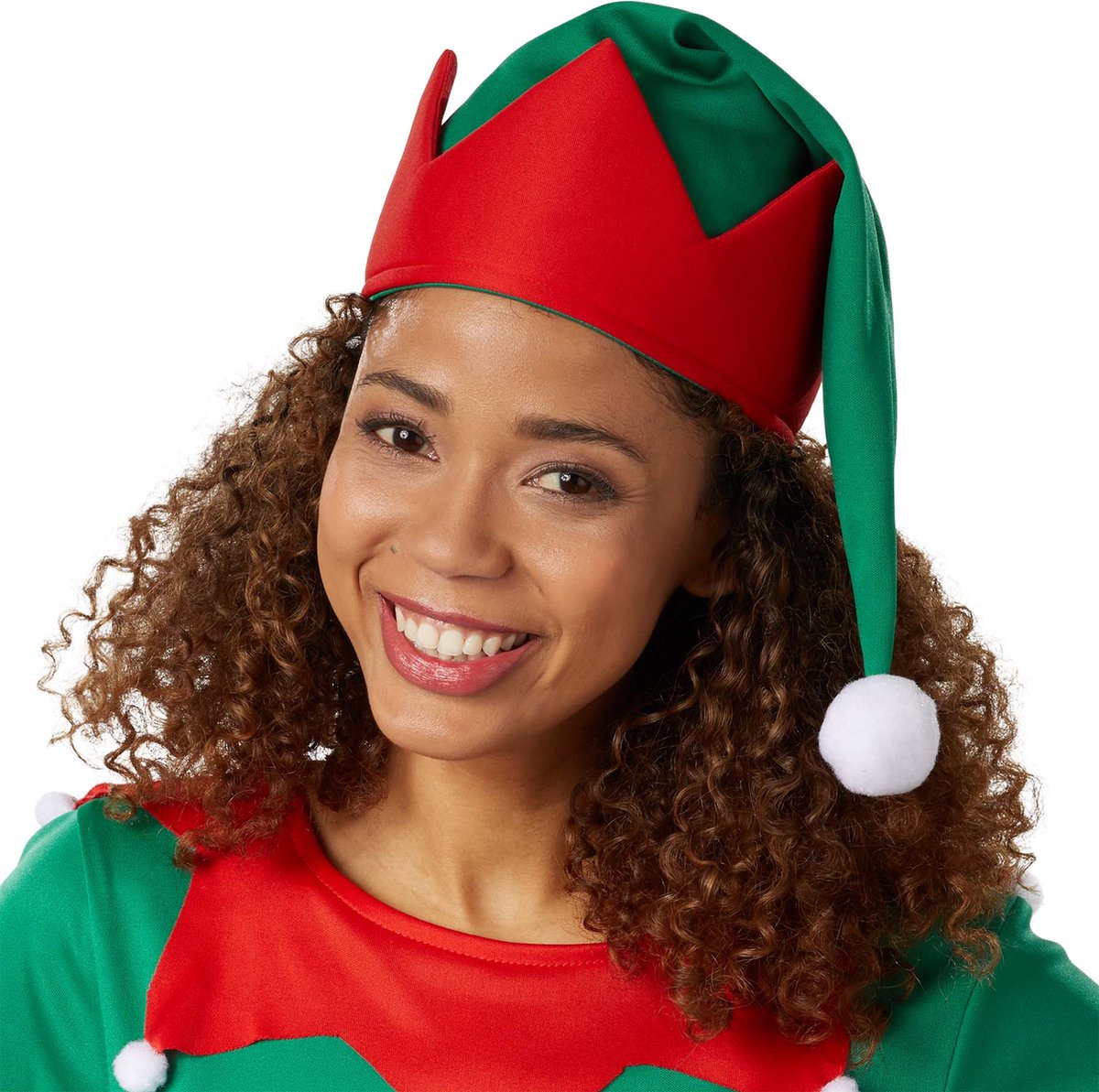 Dressforfun - Chapeau de gnome classique - Tête pointue avec motif de pompon et de dents - Taille L
