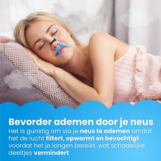 DreamCare Bandelettes nasales magnétiques - 30 paires - Anti ronflement - Plaques nasales