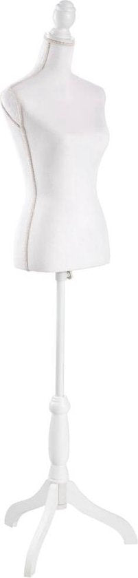 tectake® - mannequin - buste de femme - blanc - hauteur réglable - 402566