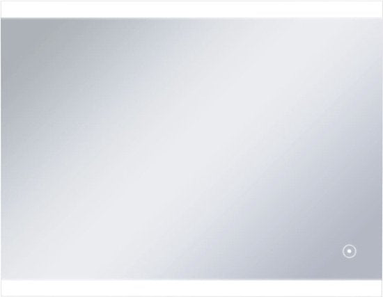 vidaXL - Miroir de salle de bains - LED - avec - capteur tactile - 80 x 60 - cm