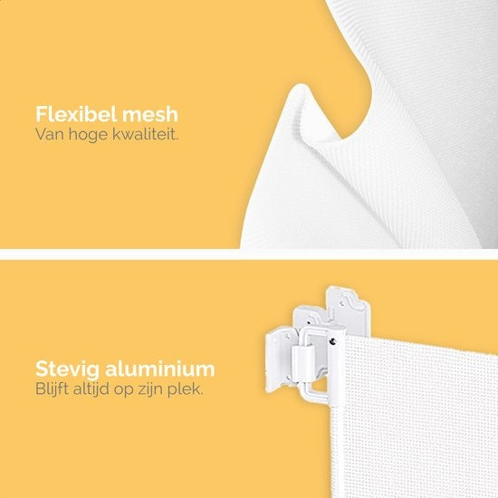 Barrière de sécurité enfant - Goliving - Enroulable - Jusqu'à 150 cm