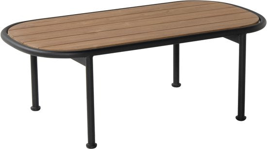 Table de jardin Hartman - Teck - Ovale - 122 x 63 x 44 cm
