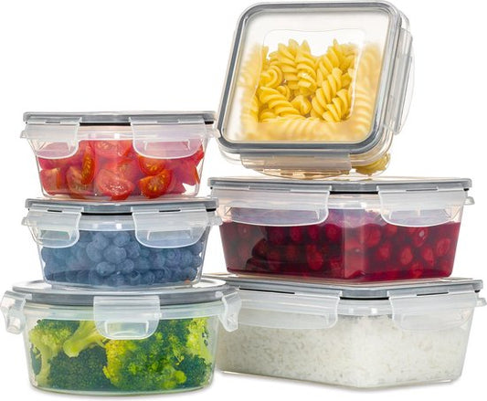 Stosh Freshness trays - Meal Prep Trays - Freezer trays - Food container - 6 pieces - Plastic - BPA free