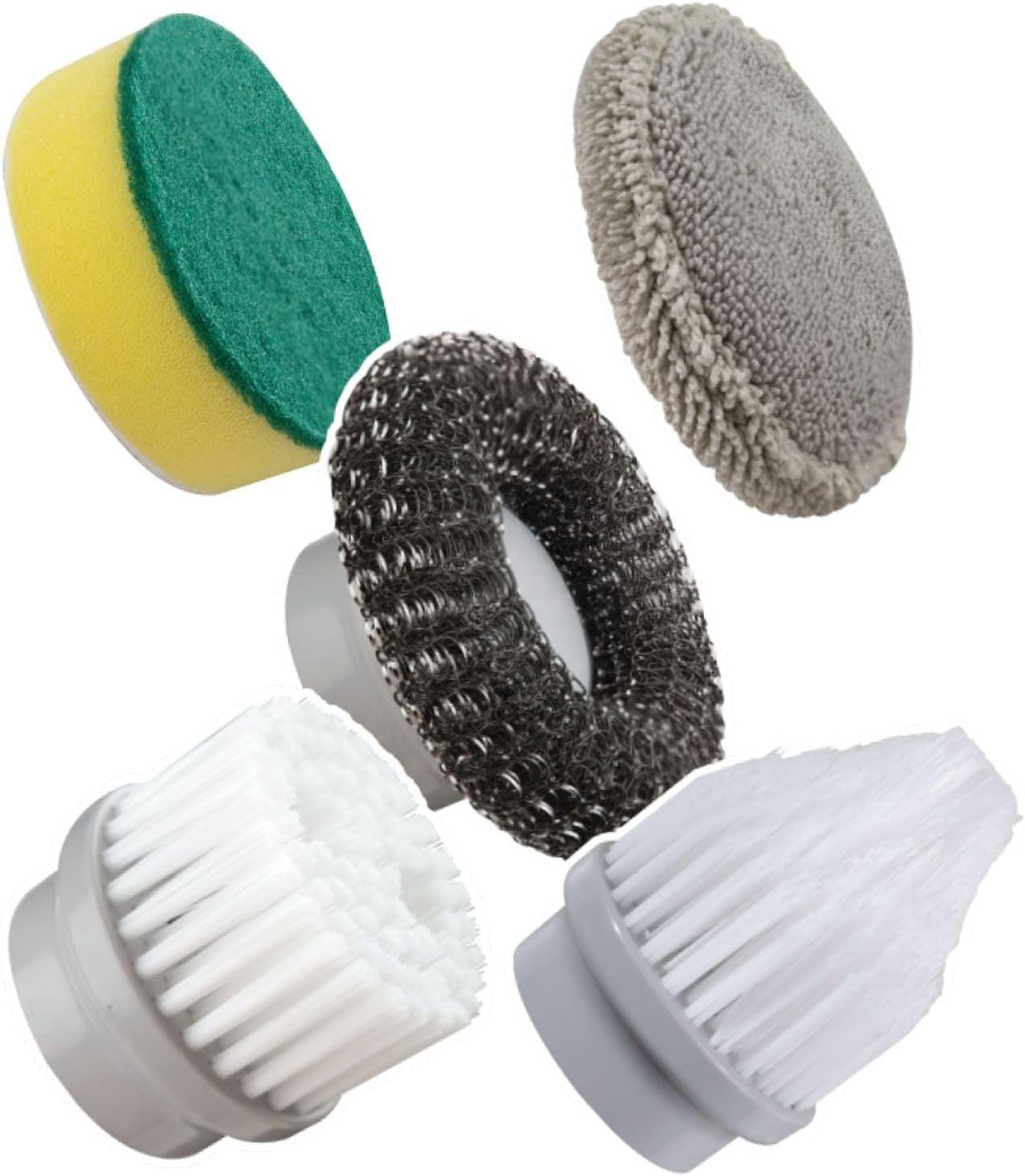 Kit de rechange Horsepower Spin Scrubber, 5 pièces - Éponges, brosses et tampons abrasifs