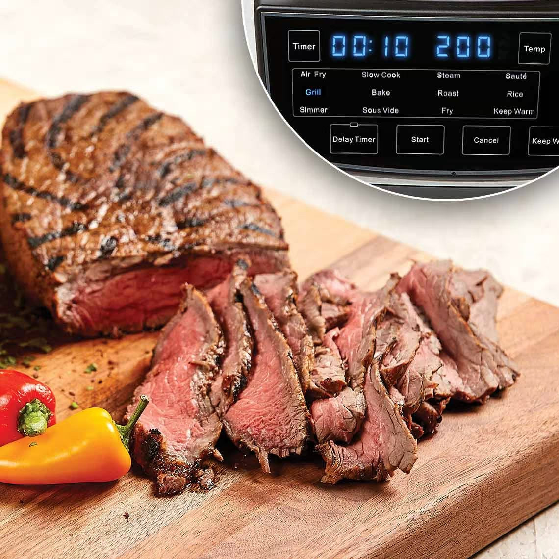Multicuiseur PowerXL MultiCooker 12-en-1 - Remplace 12 appareils de cuisine - Livre de recettes inclus - Facile à nettoyer
