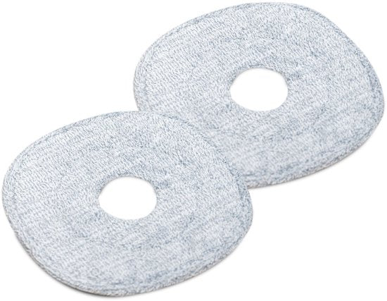 Livington Clean Water Spin Mop : 2 tampons en microfibres - Tampons de rechange pour la serpillière Livington Clean Water Spin Mop - pour tous les types de sols - tête de serpillière de rechange - accessoires
