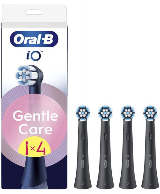 Têtes de brosse Oral-B iO Gentle Care noires - 4 pièces