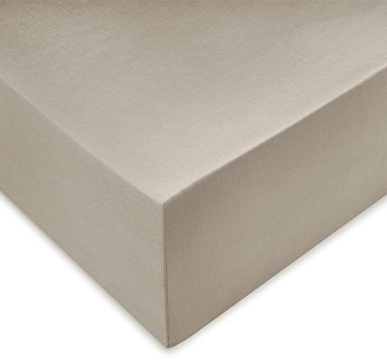 Zohome Drap-housse Satinado - Drap-housse simple - 90x200 - 100% Coton Satin - Gris