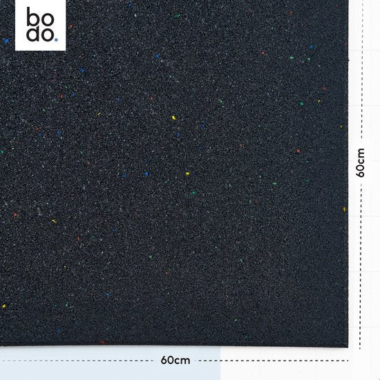 Bodo® Tapis anti-vibrations Machine à laver et sèche-linge - 60x60x1,2cm